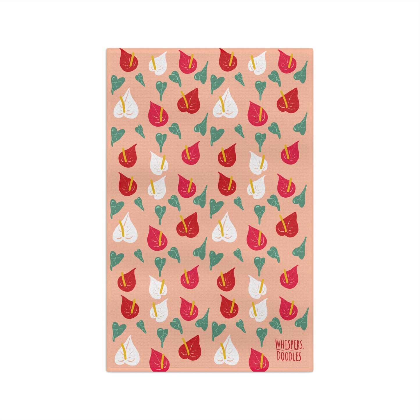 Anthurium Soft Tea Towel