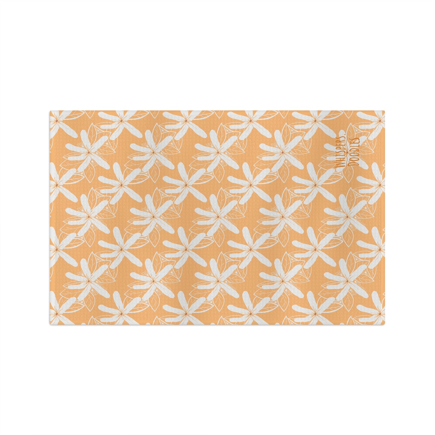 Yellow Tiare Soft Tea Towel