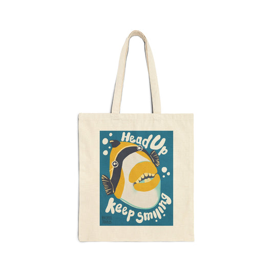 Happy Humu Cotton Canvas Tote Bag