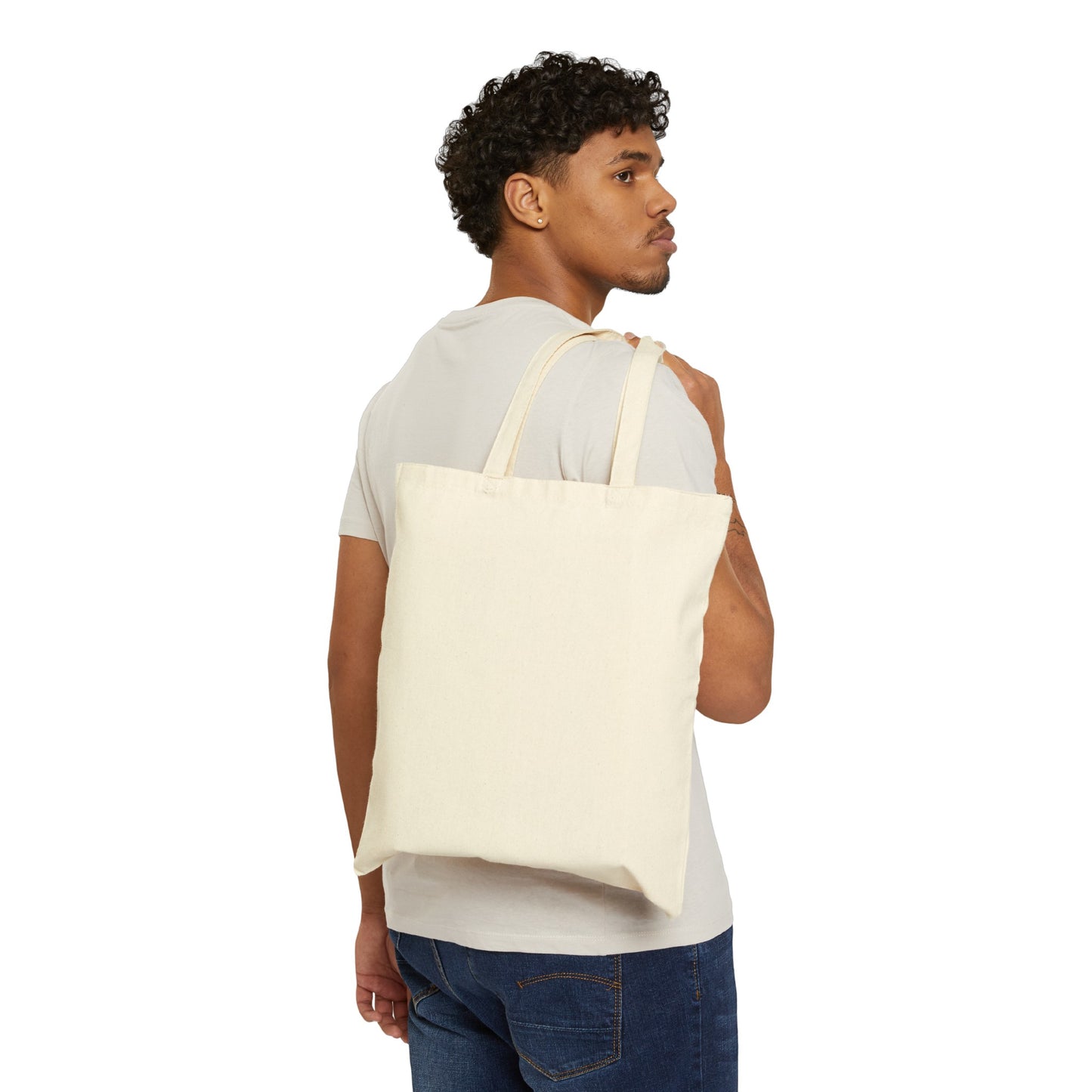 Happy Humu Cotton Canvas Tote Bag