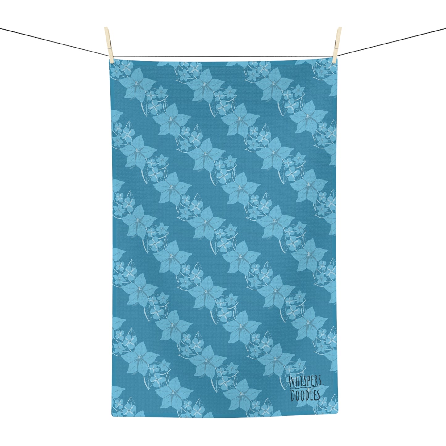 Blue Jasmine Soft Tea Towel