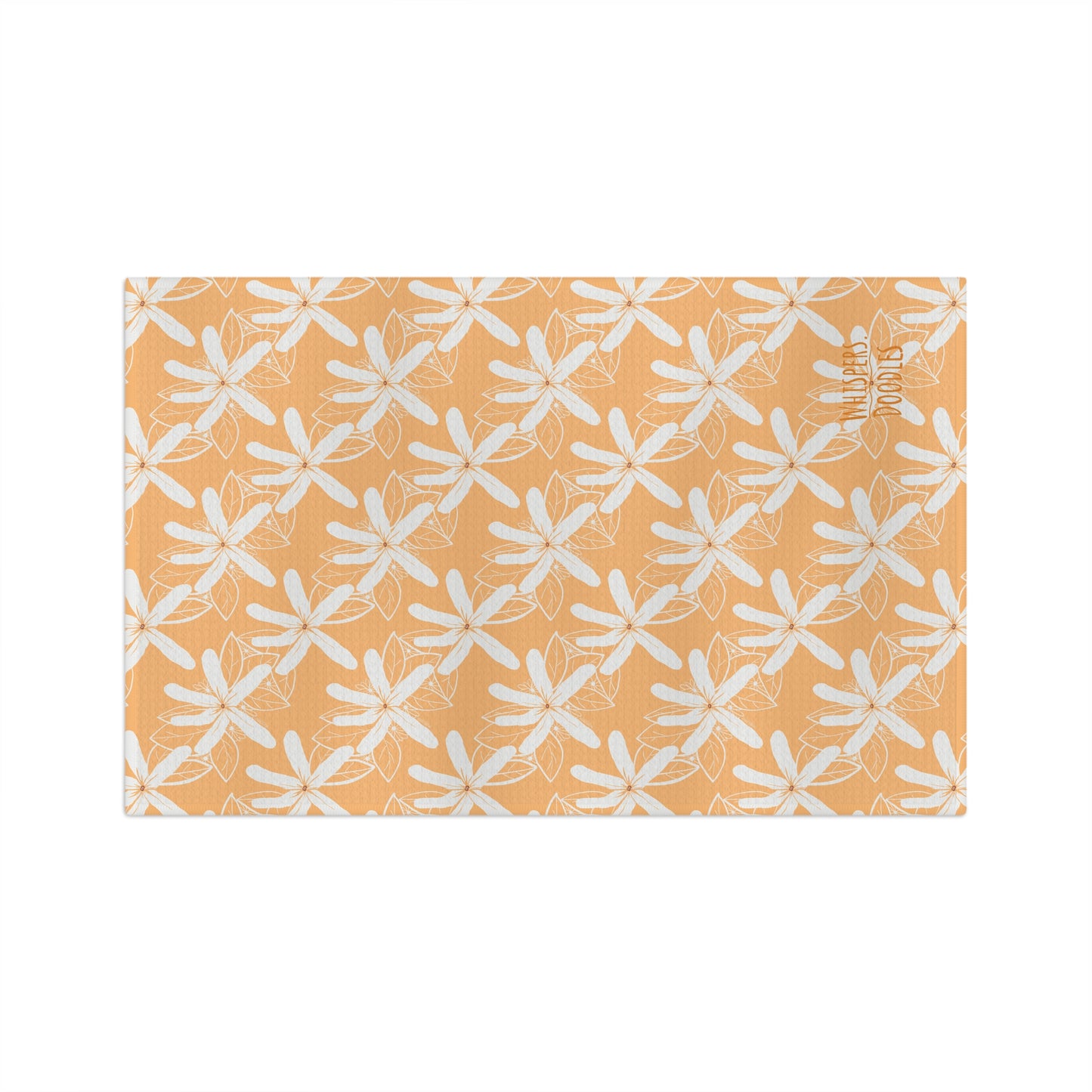 Yellow Tiare Soft Tea Towel