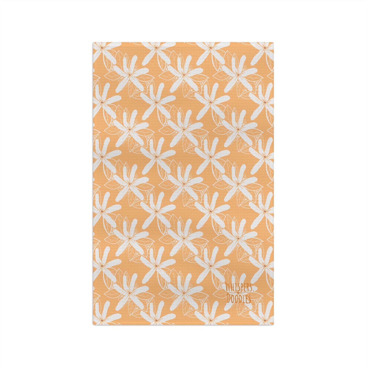 Yellow Tiare Soft Tea Towel