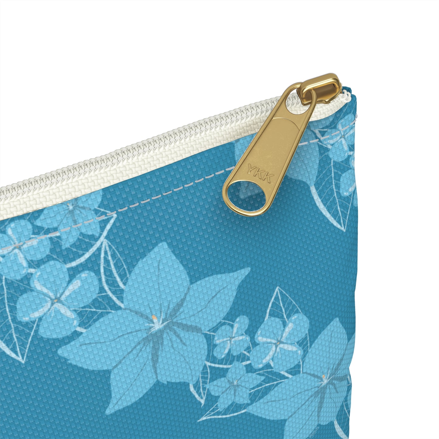 Blue Jasmine Zippered Pouch