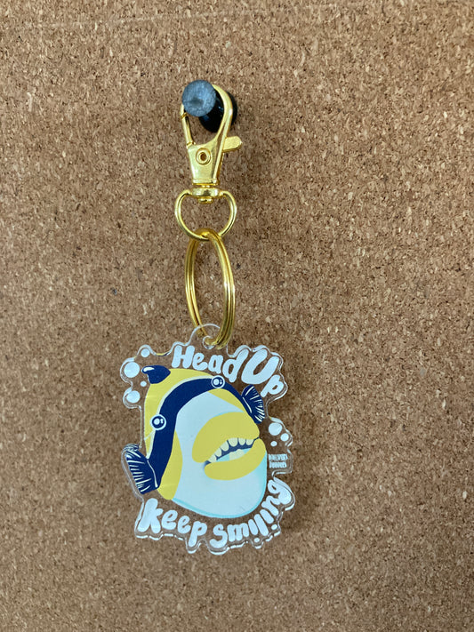 Happy Humu Keychain