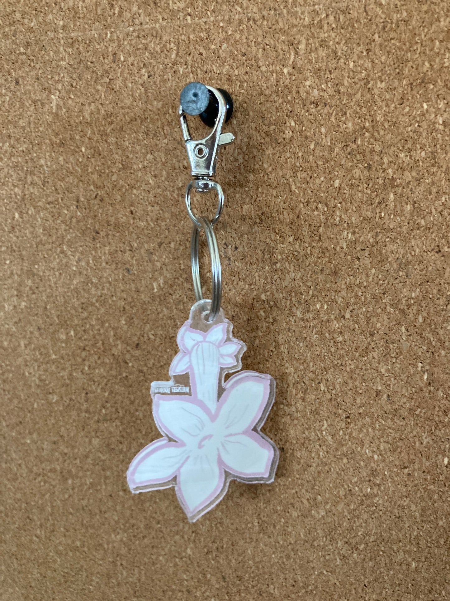 Stephanotis Keychain