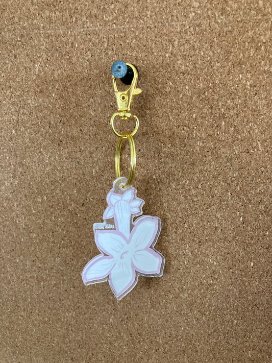 Stephanotis Keychain