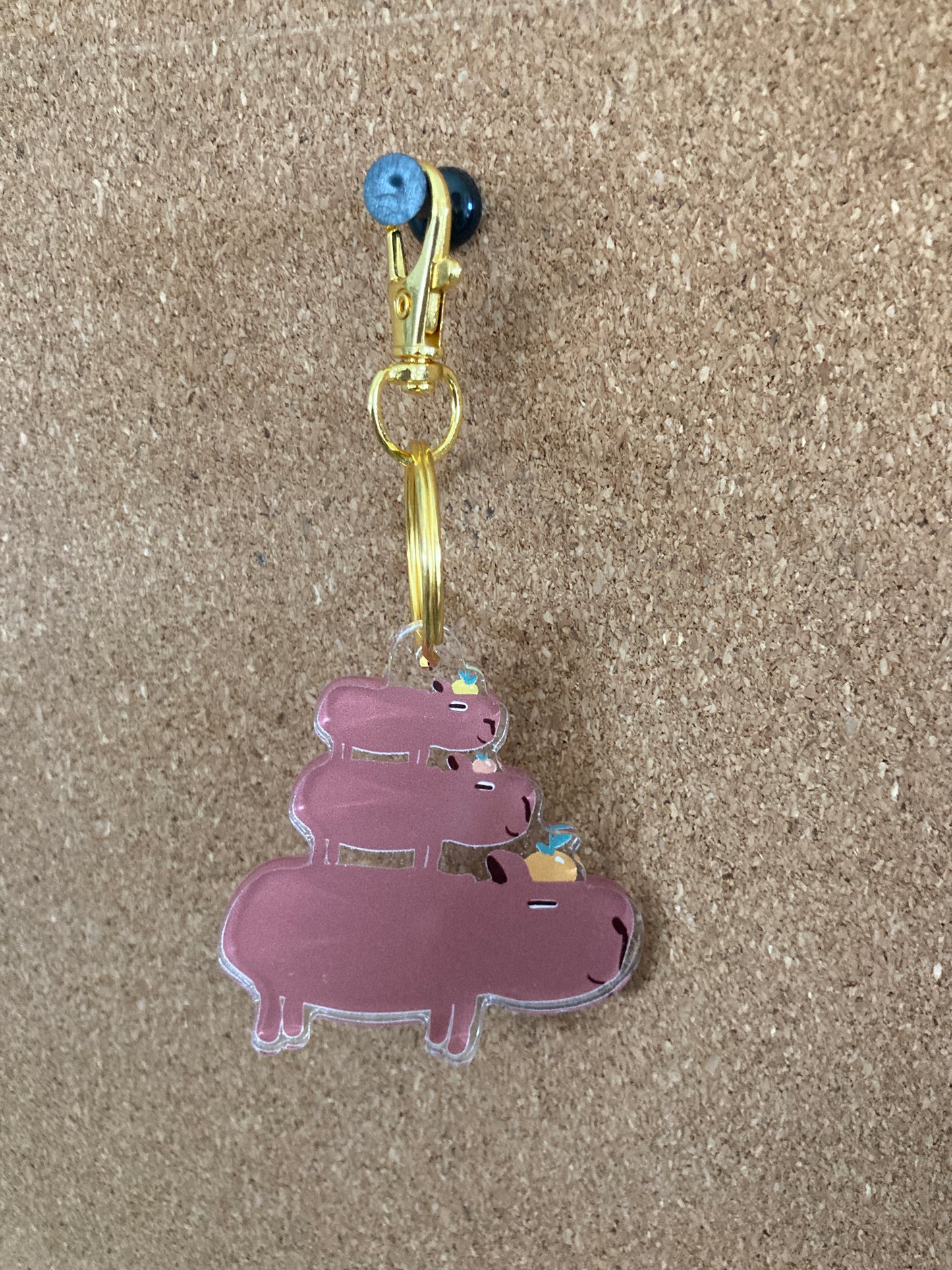 Capybara Keychain