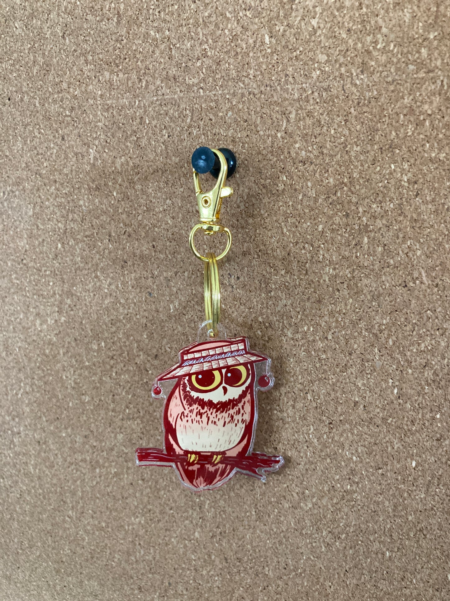 Pueo (Owl) Keychain