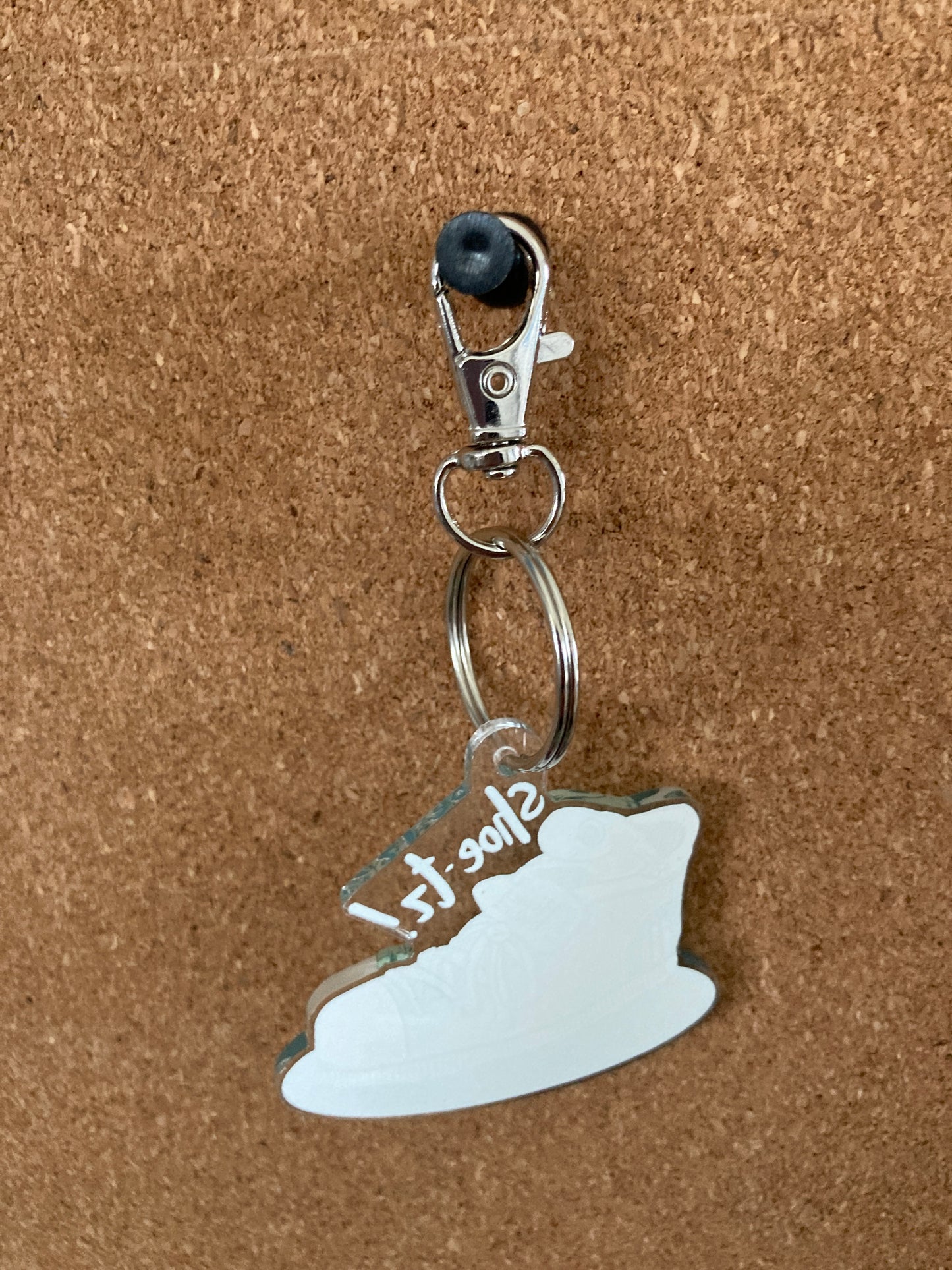 Teal Shoe'tz Gecko Keychain