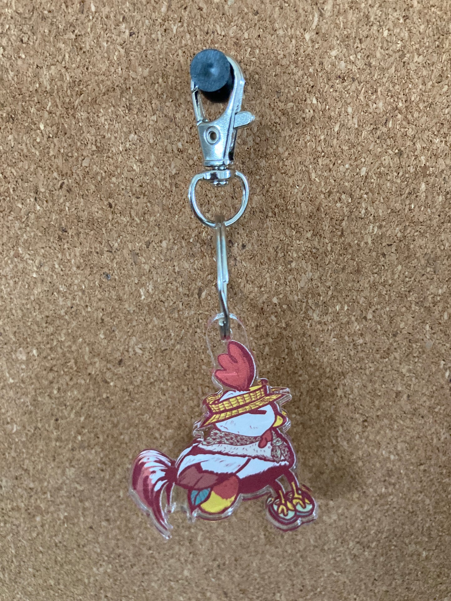 Roostin' Rooster Keychain